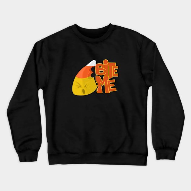 Bite Me - Candy Corn Crewneck Sweatshirt by adamzworld